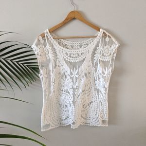Embroidered Boho Top